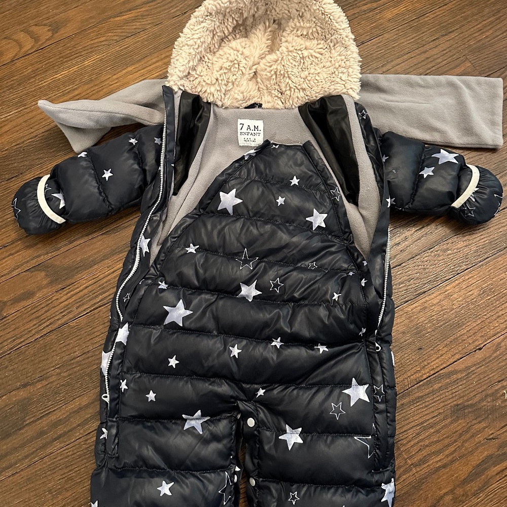 7AM Enfant snowsuit 6-12m
